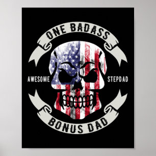 One D Bonus Stepdad Geburtstag Step Vater Vathers  Poster