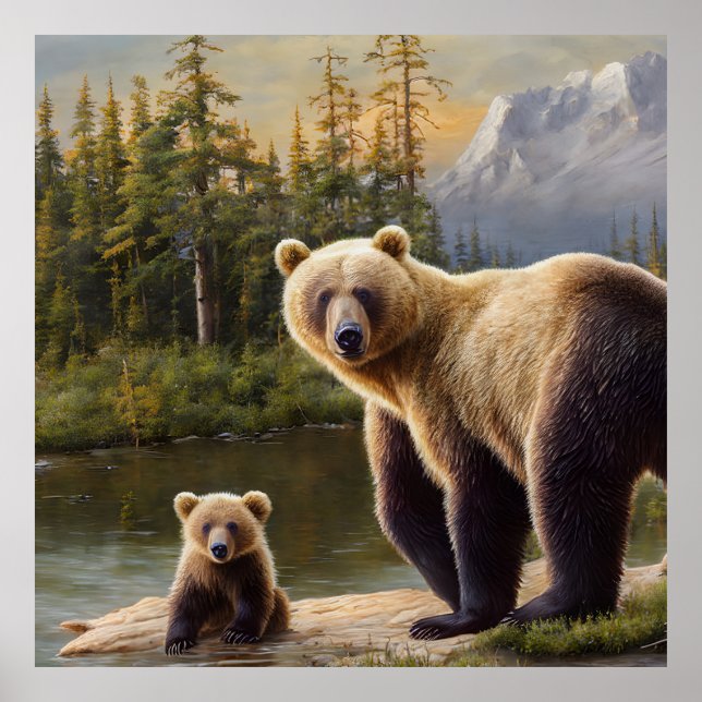 One Day in the Woods Poster (Vorne)