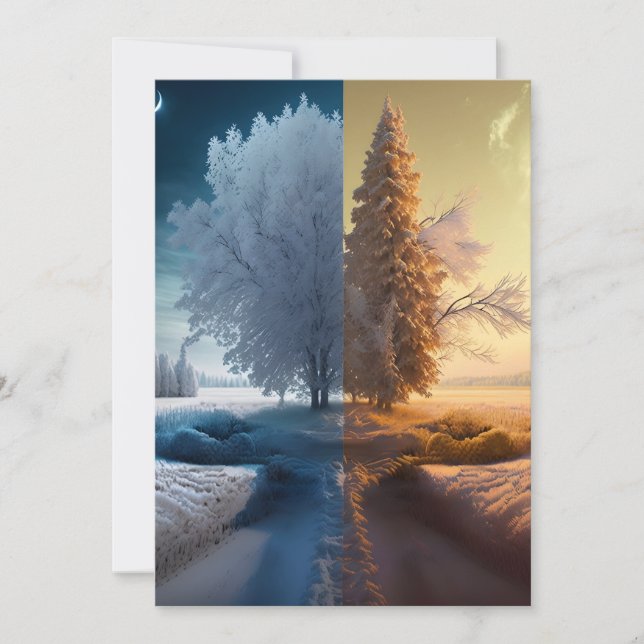 One day in winter ankündigung (Vorderseite)