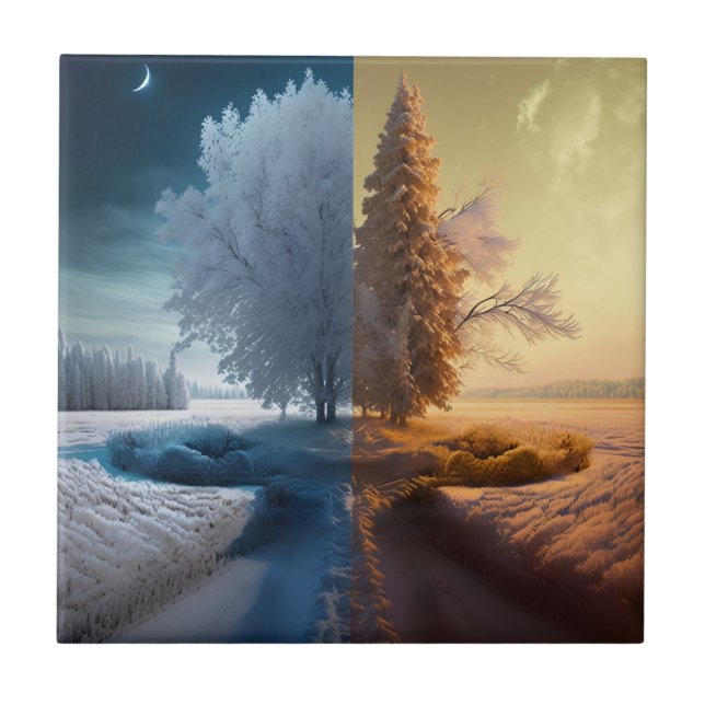 One day in winter fliese (Vorderseite)