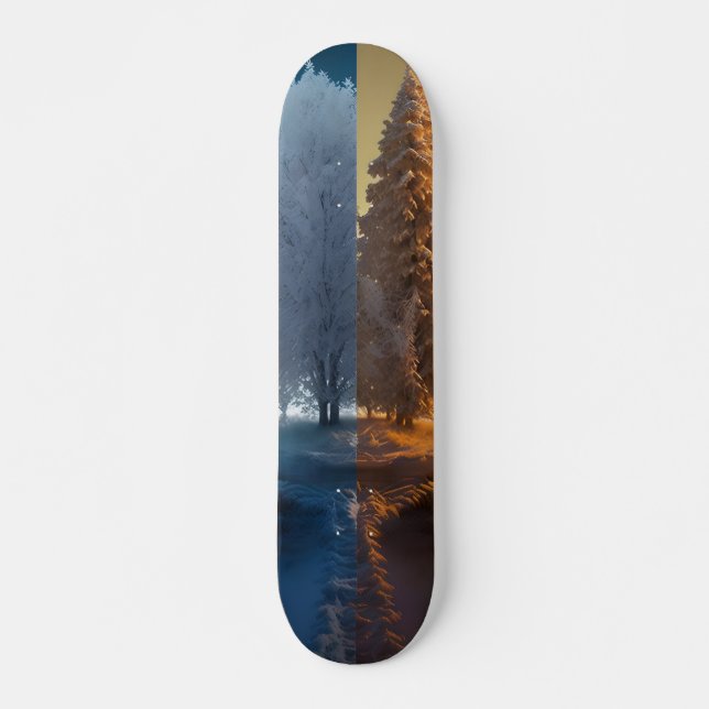 One day in winter skateboard (Vorne)