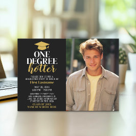One Degree Hotter - Abschluss Foto - Grad Einladung