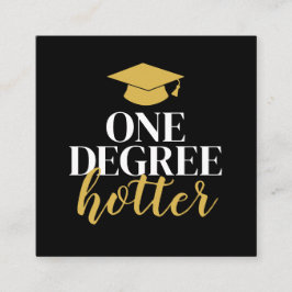 One Degree Hotter - Abschluss-Geschenk QR-Code Begleitkarte