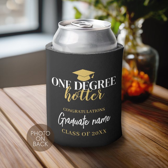 One Degree Hotter - Black Gold Abschluss 1 Foto Dosenkühler (Custom Can Cooler)