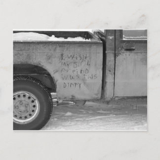 One Dirty Girlfriend Postkarte