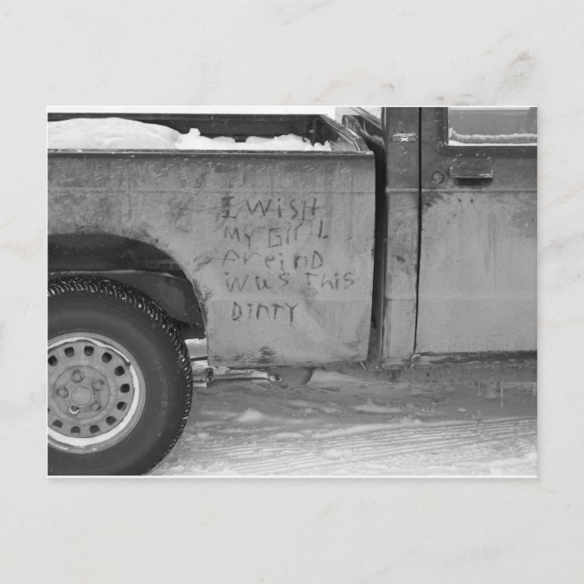 One Dirty Girlfriend Postkarte (Vorderseite)