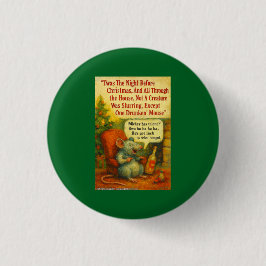 One Drunken' Mouse – Christmas Card Chaos Button