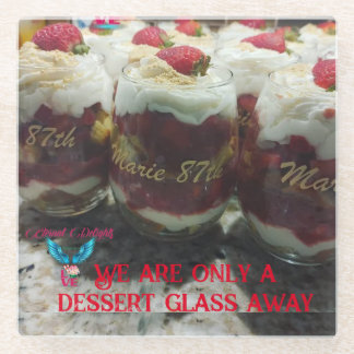 "One Glass Away"-Untersetzer Glasuntersetzer