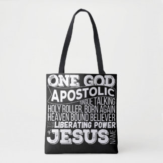 "One God Apostolic Song" Tote Tasche 2 Farbe