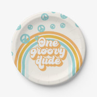 One Groovy Typ Retro Boy 1. Geburtstag