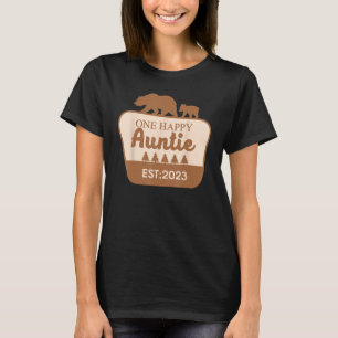 One Happy Auntie Camper 1. Geburtstagsfamilie T-Shirt