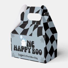One Happy Boo Blue Boy 1. Geburtstag Party Geschenkschachtel