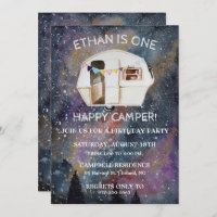 One Happy Camper Erste Geburtstagsparty