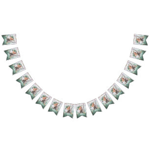 One Happy Camper Geburtstag Monatliches Foto Wimpelkette