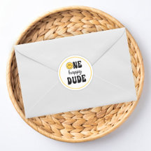 One Happy Dude 1st Birthday