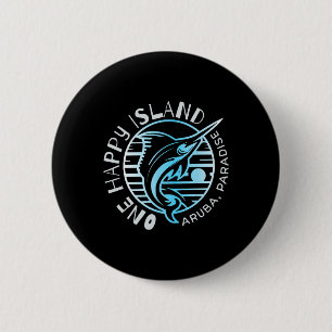 One Happy Island Aruba Shirt Segelfisch Angeln Typ Button
