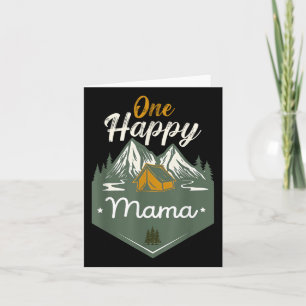 One Happy Mama Funny Camper Geburtstagsfamilie Mat Karte