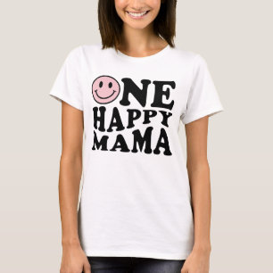 One Happy Mama   Rosa Matching One Family Birthday T-Shirt