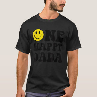 One Happy Typ 1. Geburtstag Eins Coole Dada Famili T-Shirt