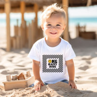 One Happy Typ First Birthday TShirt, Checkered