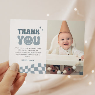 ONE Happy Typ Geburtstag Danke Karte