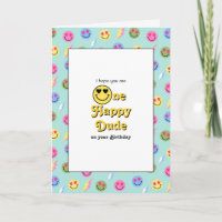 "One Happy Typ" Retro Smile Geburtstag