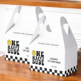 One Happy Typ Smile Face Boy ersten Geburtstag Geschenkschachtel