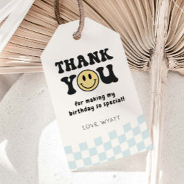 One Happy Typ Smiley 1. Geburtstagsfavoriten Geschenkanhänger