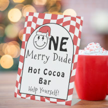 One Happy Typ Weihnachten Geburtstag Hot Cocoa Bar