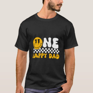 One Happy Vater Typ Tee Shirt 1St Birthday Party