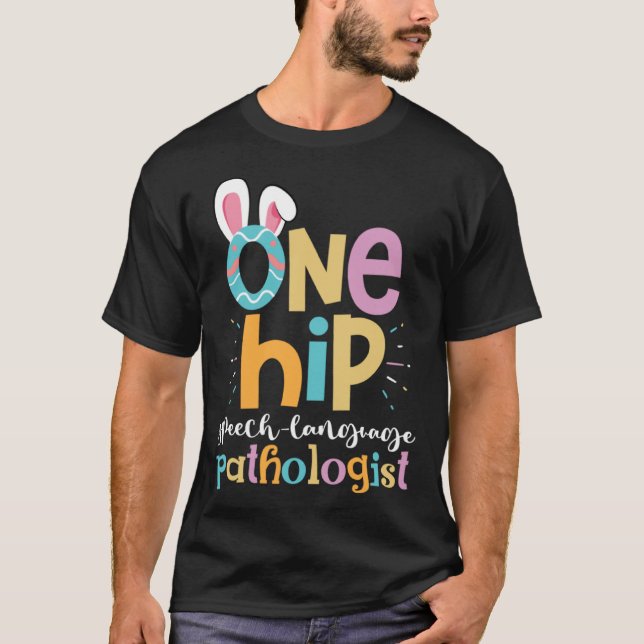 One Hop Speech Sprachpathologe Osterbunny S T-Shirt (Vorderseite)