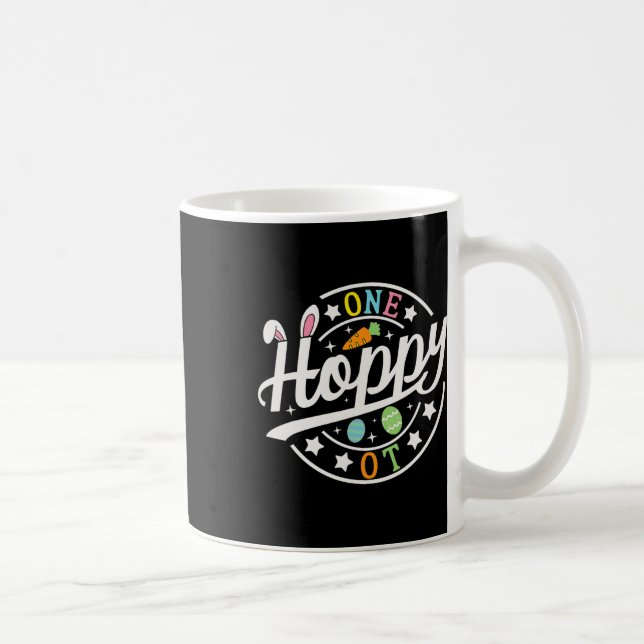 One Hoppy Occupational Therapist Sonnenanbeter Ohr Kaffeetasse (Rechts)