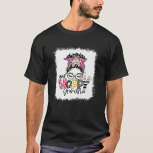 One Hoppy Oma Leopard Messy Bun Oster T-Shirt
