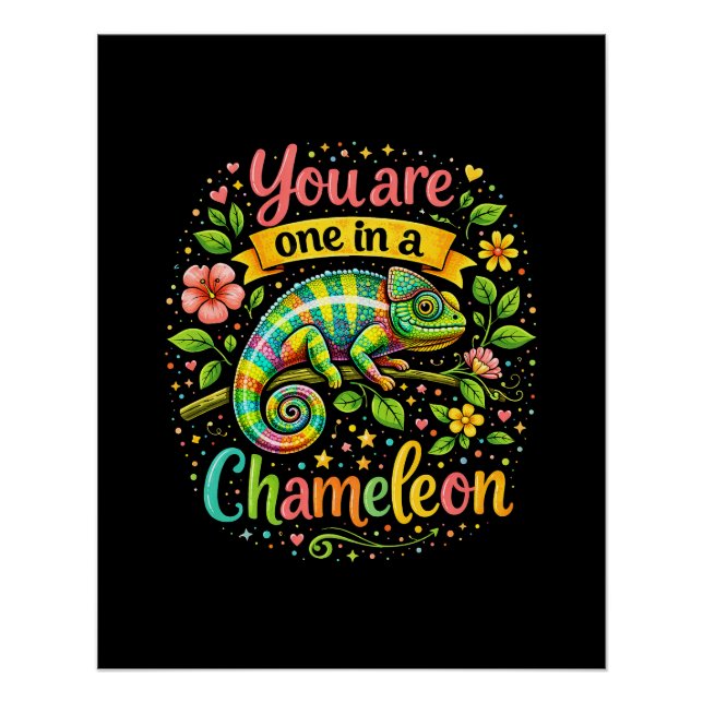 One in a Chameleon Poster (Vorderseite)