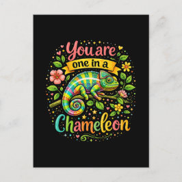 One in a Chameleon Postkarte