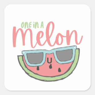 One In A Melon Aufkleber