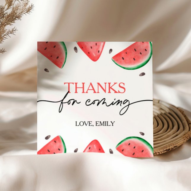 One in A Melon Birthday Watermelon Vielen Dank Geschenkanhänger (Von Creator hochgeladen)