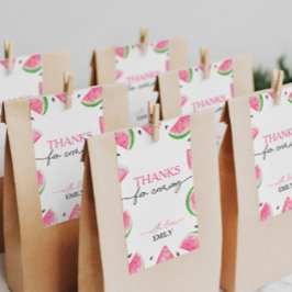 One in A Melon Birthday Watermelon Vielen Dank Geschenkanhänger