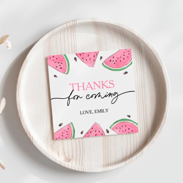 One in A Melon Birthday Watermelon Vielen Dank Geschenkanhänger (Von Creator hochgeladen)