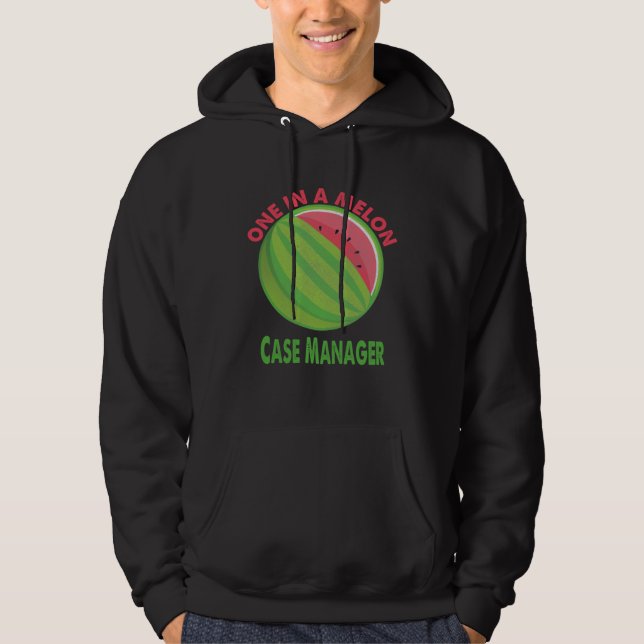 One in a Melon Case Manager Watermelon Retirement Hoodie (Vorderseite)