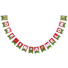 One in a Melon Niedlich Watermelon 1. Geburtstag F Wimpelkette