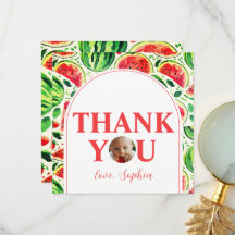 One in a Melon Watermelon Baby Foto 1. Geburtstag