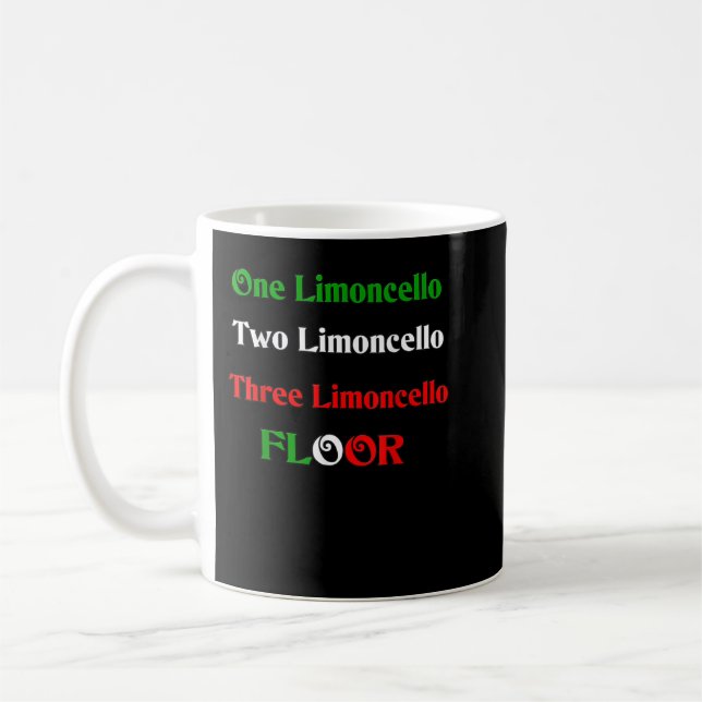 One Limoncello (italienischer Likör)  Kaffeetasse (Links)