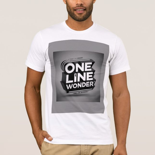 One Line Wonder T-Shirt (Vorderseite)