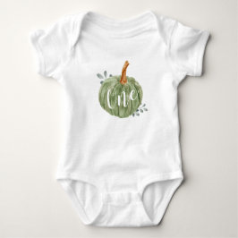 One Little Pumpkin 1st Birthday Boy Baby Bodysuit Strampler