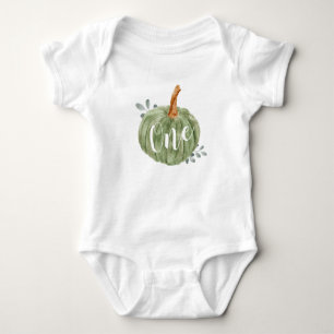 One Little Pumpkin 1st Birthday Boy Baby Bodysuit Strampler