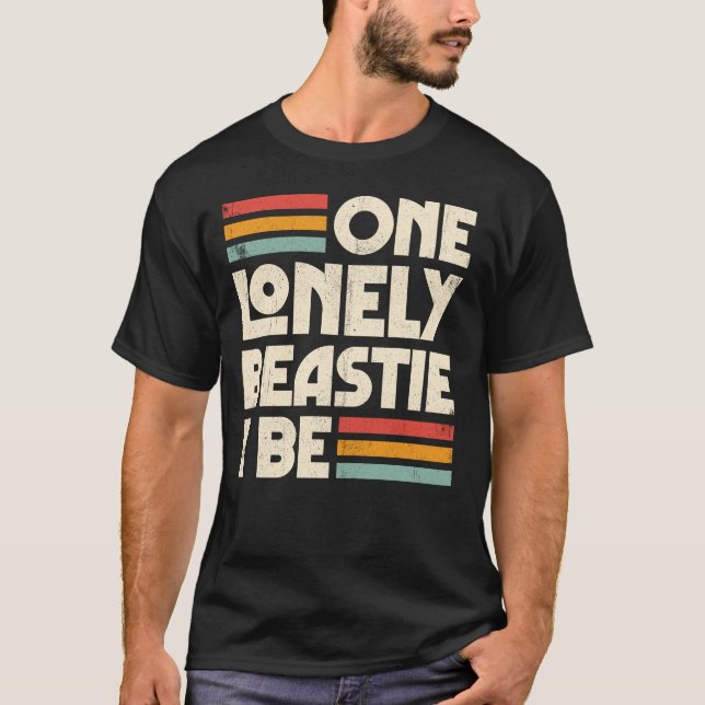 One Lonely Beastie i T-Shirt (Vorderseite)