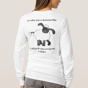 "One Lost Sheep" Hensly Long-Sleeve T-Shirt-Shirt T-Shirt