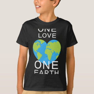 One Love One Earth Earth Day Save Our Planet T Shi T-Shirt