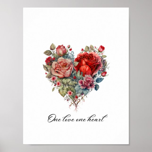 One Love One heart Poster (Vorne)